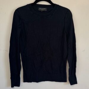 Banana Republic Black Forever Crew Neck Sweater